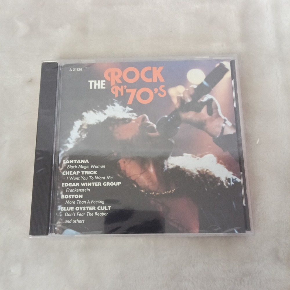 The Rock N 70s CD Compilation Santana Boston Cheap Trick Sony Music NEW & SEALED